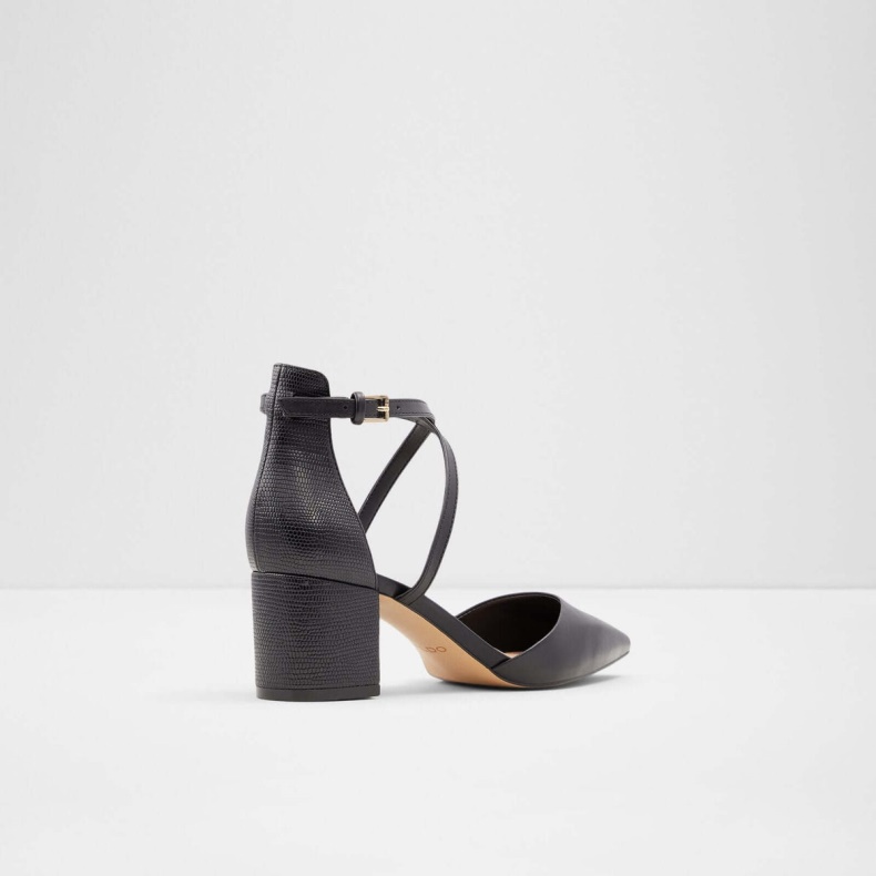 Adralen Sko Med Hæle Sorte Aldo Mode