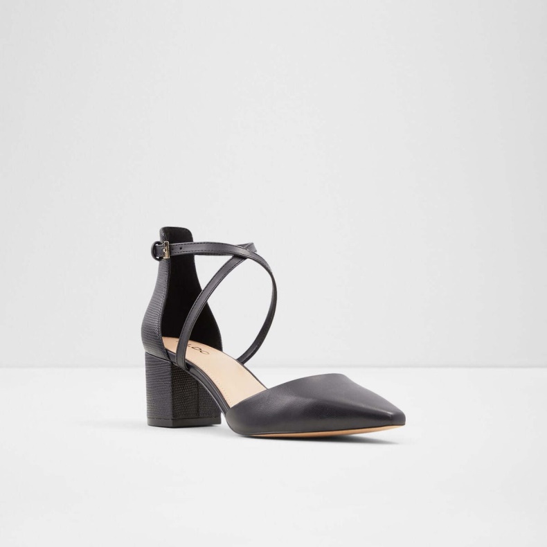 Adralen Sko Med Hæle Sorte Aldo Mode