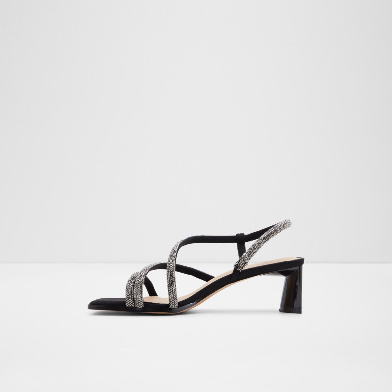 Aldo Fashion Sorte Gannateriel Sandaler Med Hæl