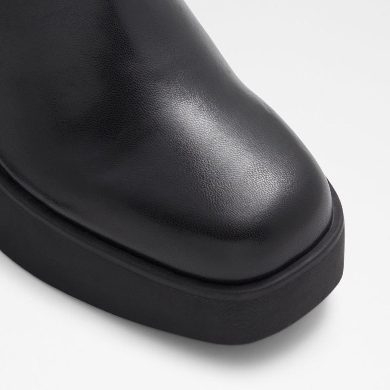 Aldo Fashion Upscale Over Knæet Støvlen Sort