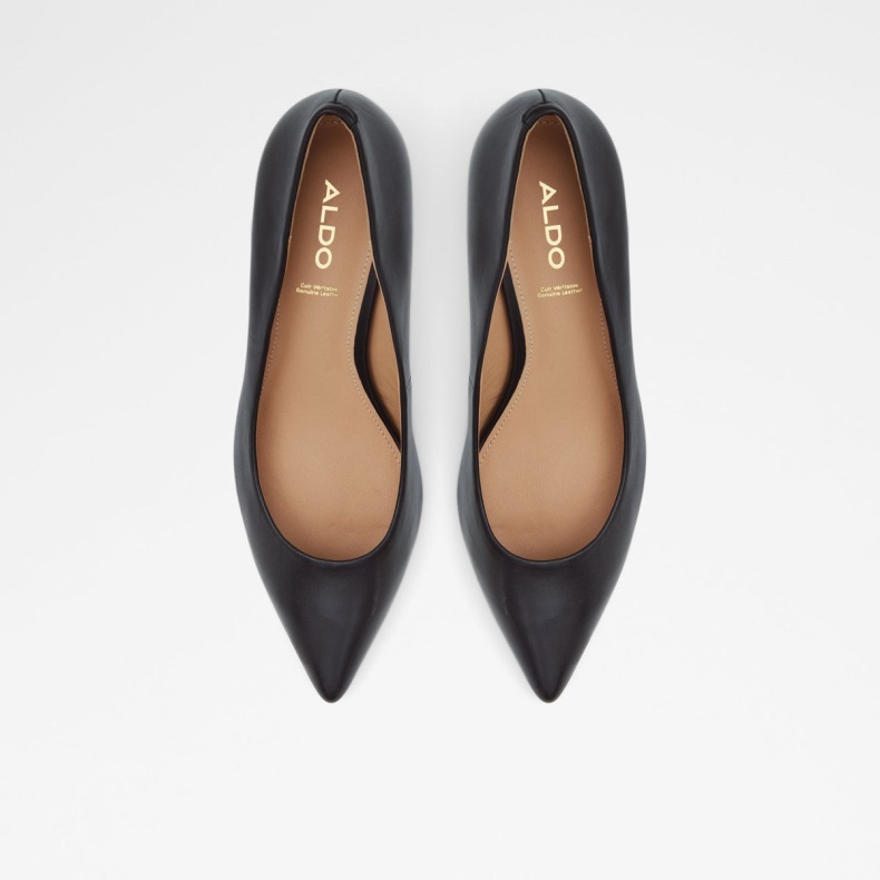 Sorte Mode Aldo Elamaever Sko Med Hæle