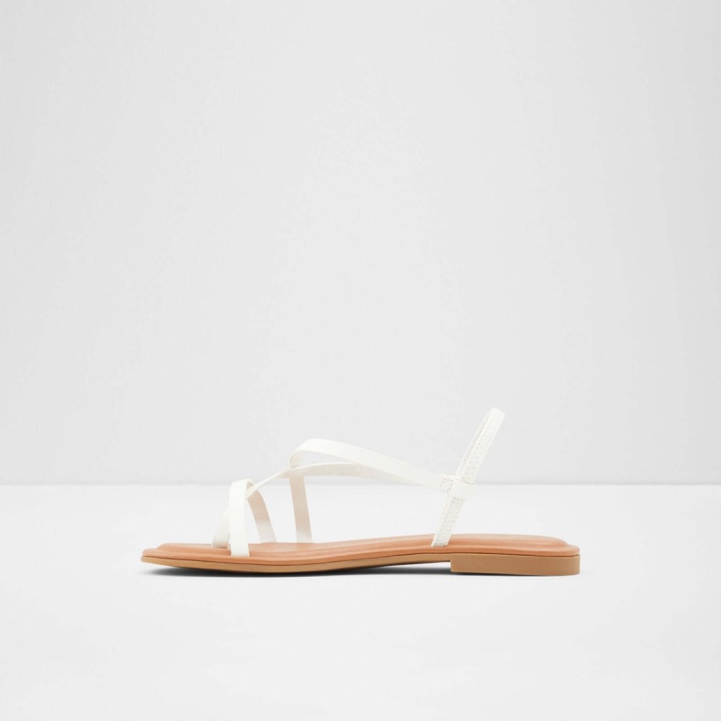 Mode Aldo Hvide Broasa Flade Sandaler