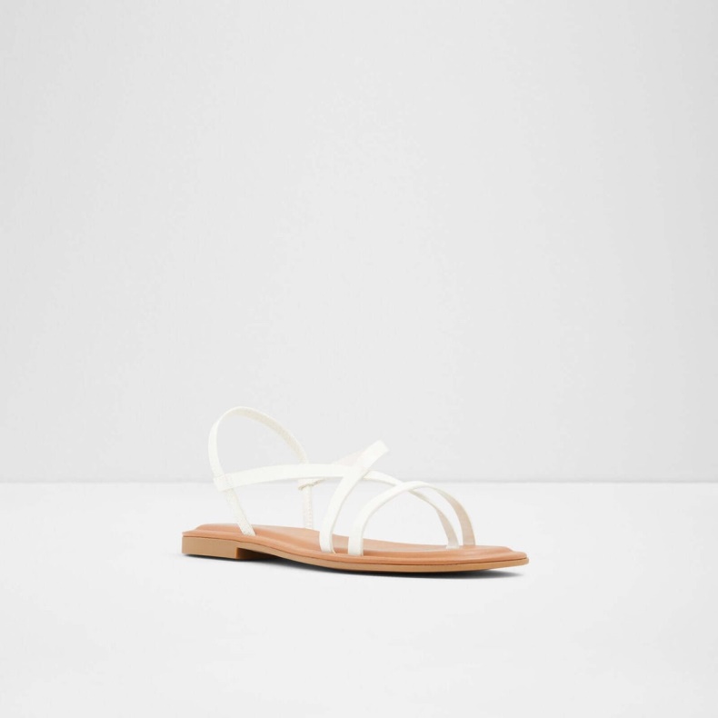 Mode Aldo Hvide Broasa Flade Sandaler