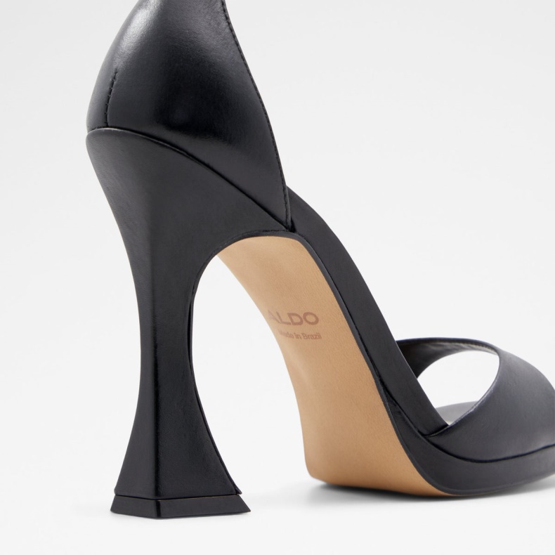 Fashion Sorte Aldo Siza Sandaler Med Hæl