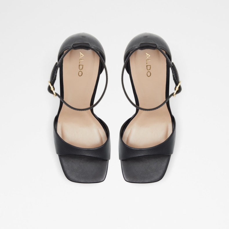 Fashion Sorte Aldo Siza Sandaler Med Hæl