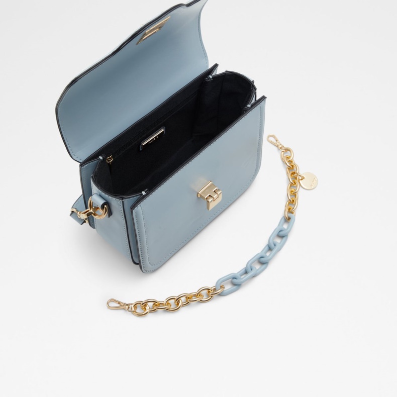 Lyseblå Aldo Fashion Elobressi Cross Body Taske