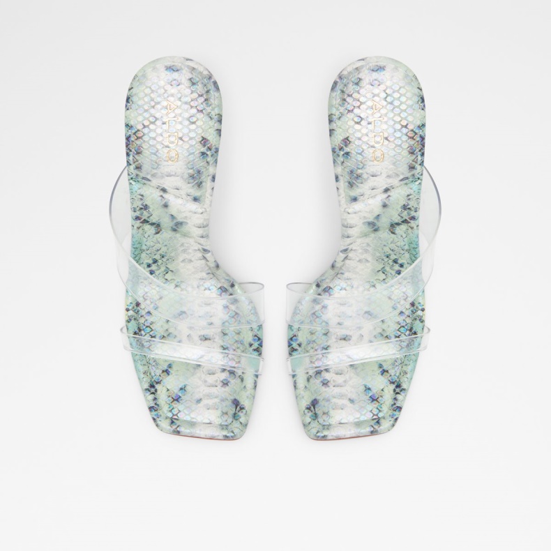 Mode Lysegrøn Aldo Aderra Hæl Mule Stilet Hæl