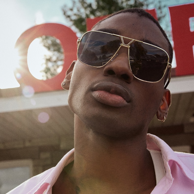 Aldo Fashion Sort-guld Multi Adrerarid Aviator Solbriller