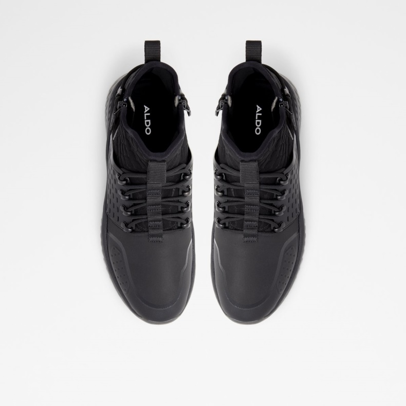 Mode Sort Ny Ankomst Adweis High Top Sneaker Jogger Sål Aldo