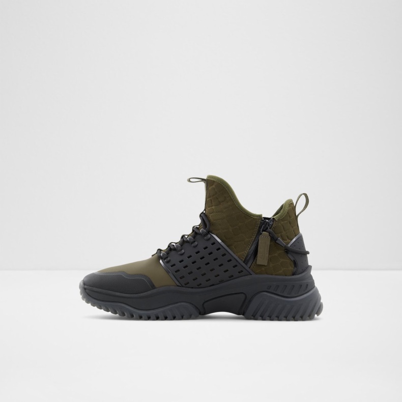 Khaki Ny Ankomst Adweis High Top Sneaker Jogger Sål Aldo Mode