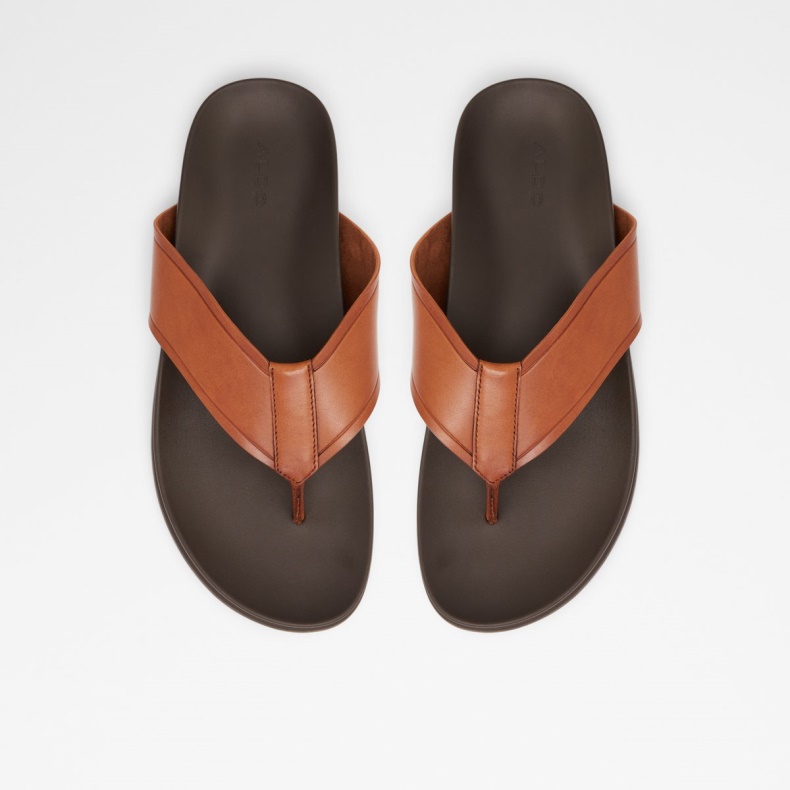 Mode Aldo Afuthien Flip Flops Cognac