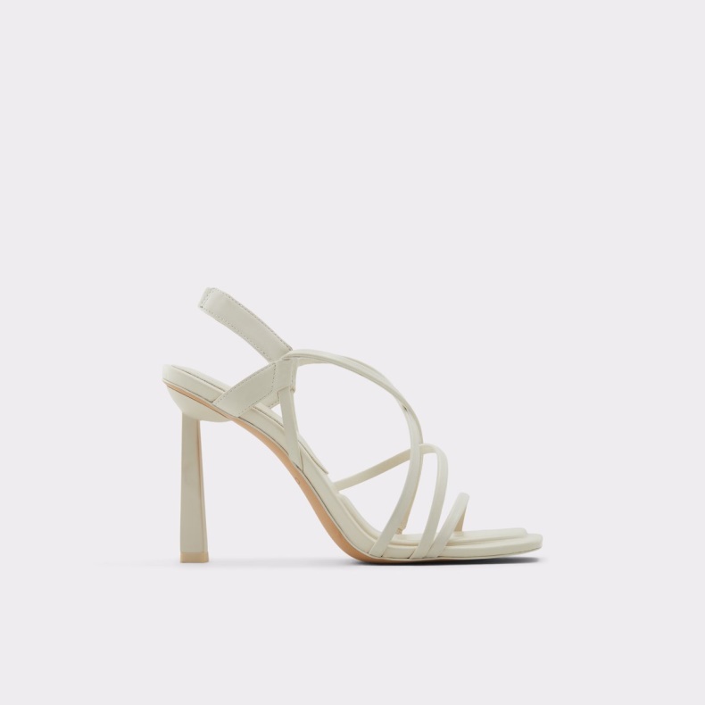 Fashion Aldo Hvid Amilia Strappy Højhælet Sandal