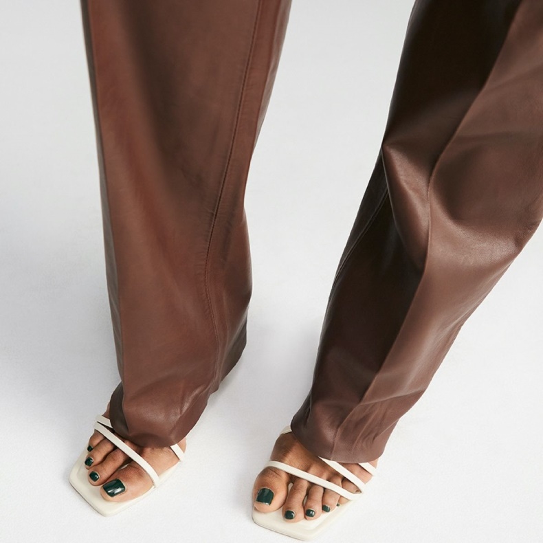 Fashion Aldo Hvid Amilia Strappy Højhælet Sandal