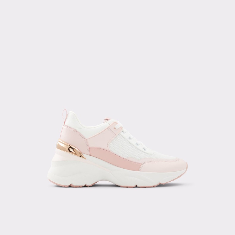 Aldo Fashion Lys Pink Azuria Wedge Sneaker Jogger Sål