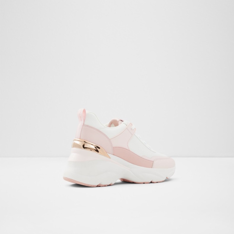Aldo Fashion Lys Pink Azuria Wedge Sneaker Jogger Sål