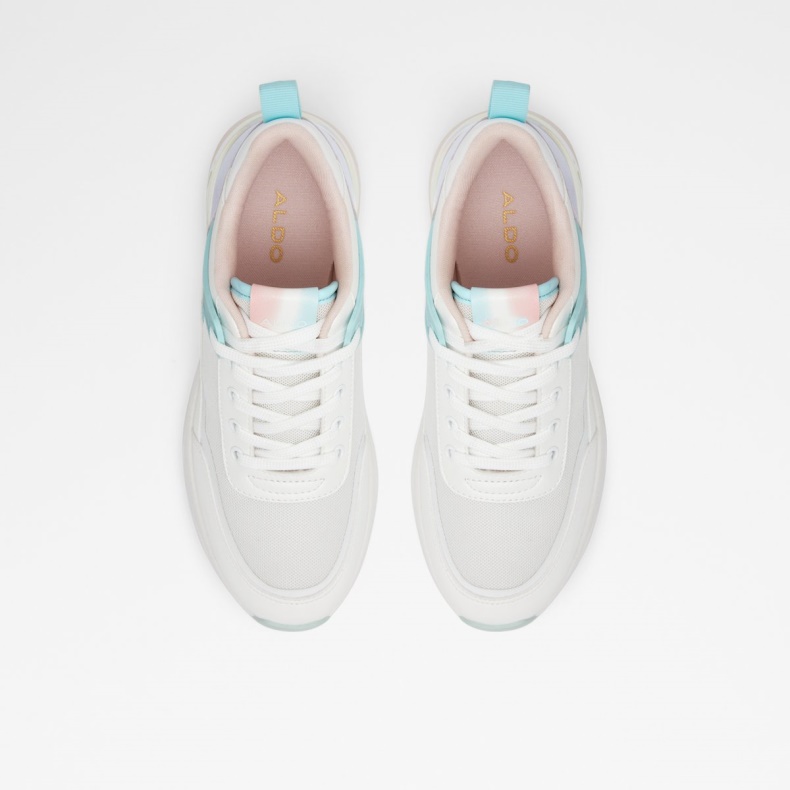 Fashion Aldo Pastel Multi Azuria Wedge Sneaker Jogger Sål