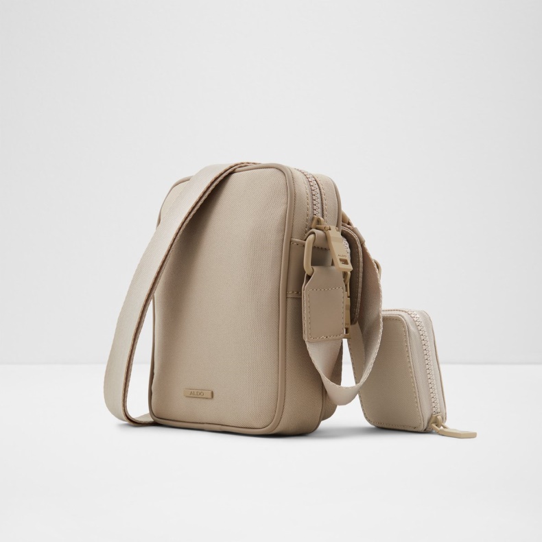 Aldo Fashion Medium Beige Basal Crossbody Taske