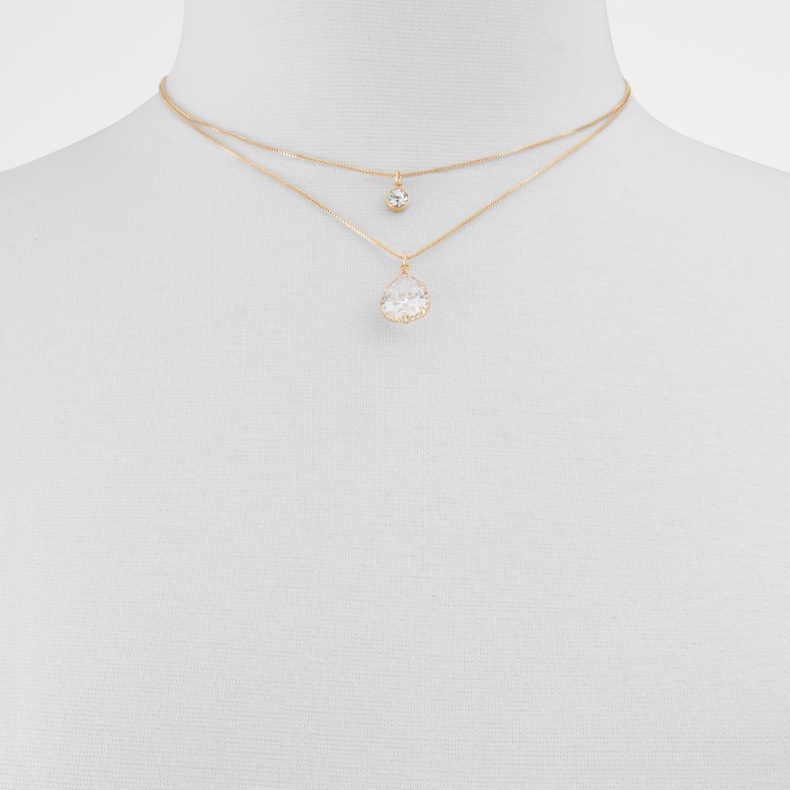 Guld-klar Multi Beauceronee Halskæde Fashion Aldo