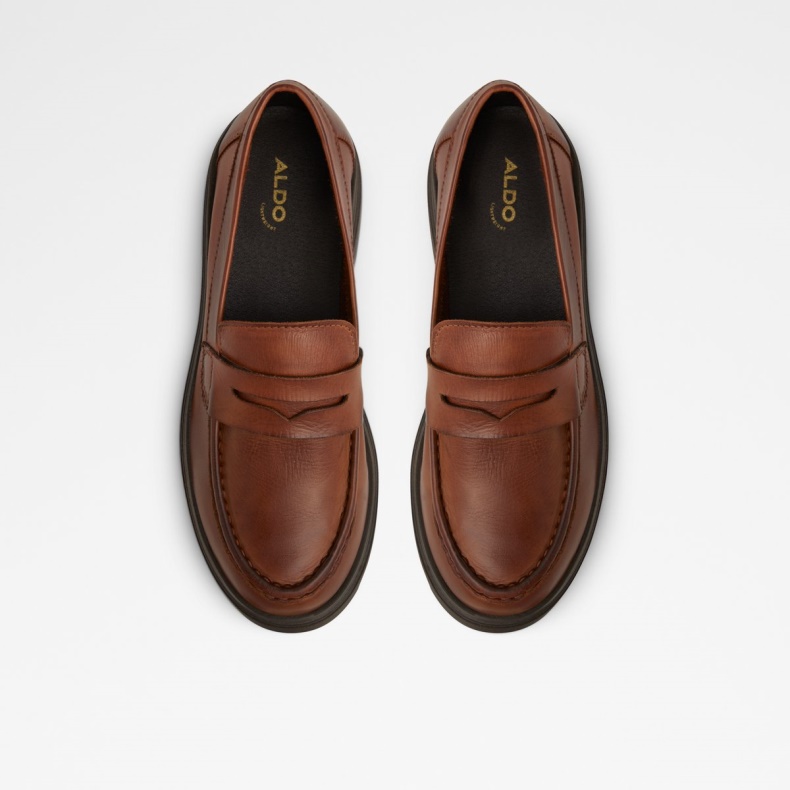 Brun Mode Aldo Biglect Loafer Lug Sål