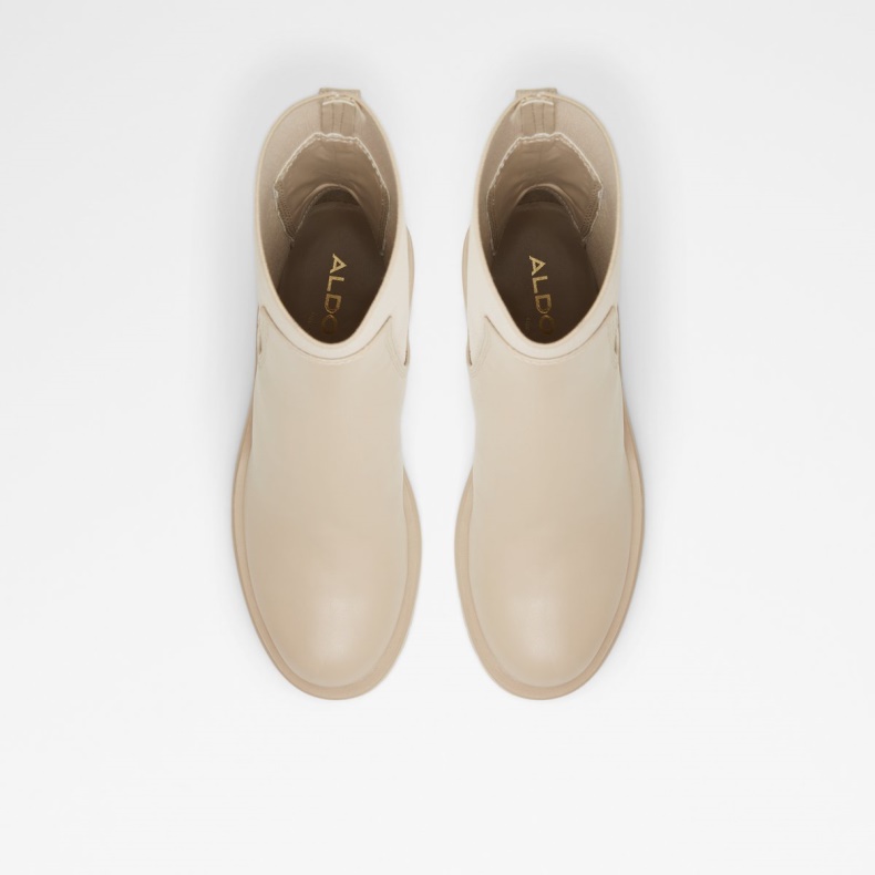 Aldo Bigmood Chelsea Boot Lug Sål Beige Mode