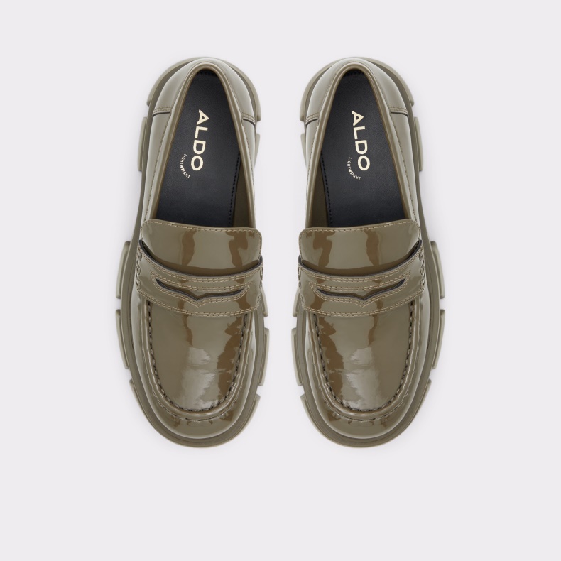 Aldo Khaki Fashion New Ankomst Bigshow Loafer Lug Sål