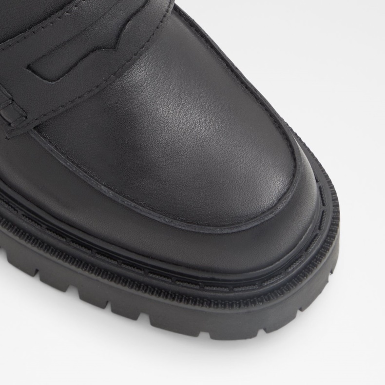 Aldo Fashion Bigstrut Loafer Lug Sål Sort