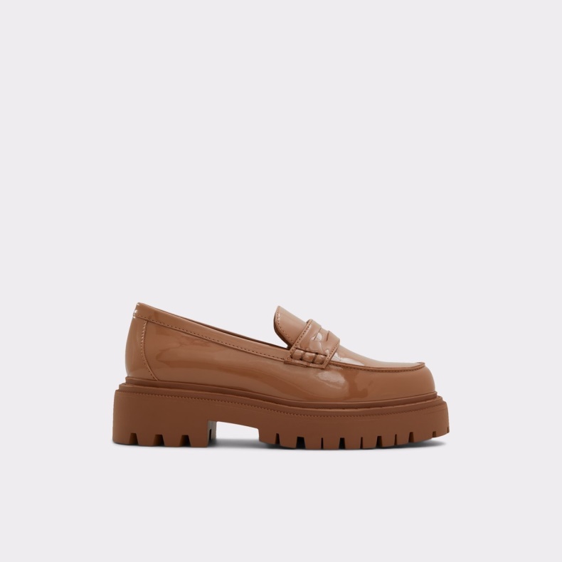 Mørk Beige Aldo Fashion Bigstrut Loafer Lug-sål