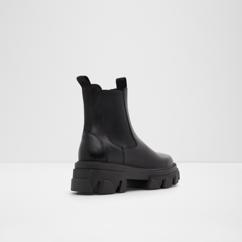Aldo Bigtrek Chelsea Boot Lug Sål Sort Mode