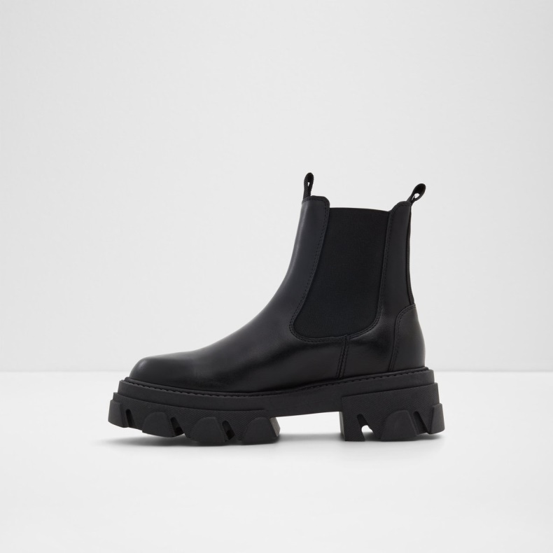 Aldo Bigtrek Chelsea Boot Lug Sål Sort Mode