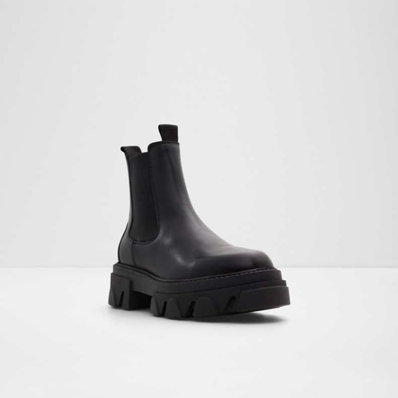 Aldo Bigtrek Chelsea Boot Lug Sål Sort Mode