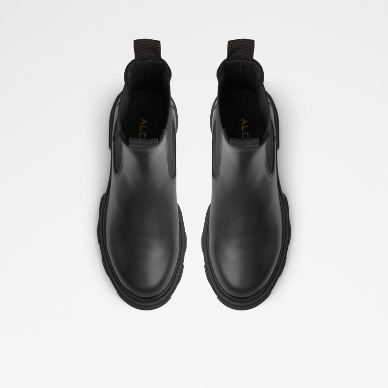 Aldo Bigtrek Chelsea Boot Lug Sål Sort Mode