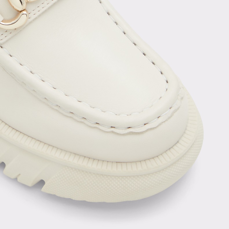 Mode Hvid Aldo Bigwalk Loafer Lug Sål