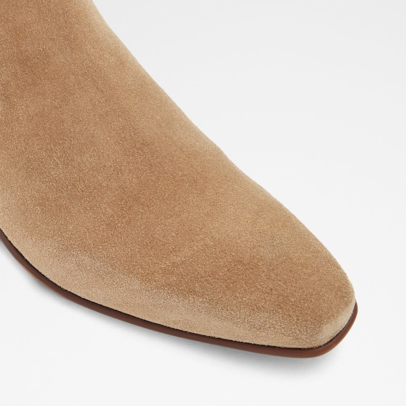 Mode Aldo Lys Beige Biondi-r Chelsea Støvle