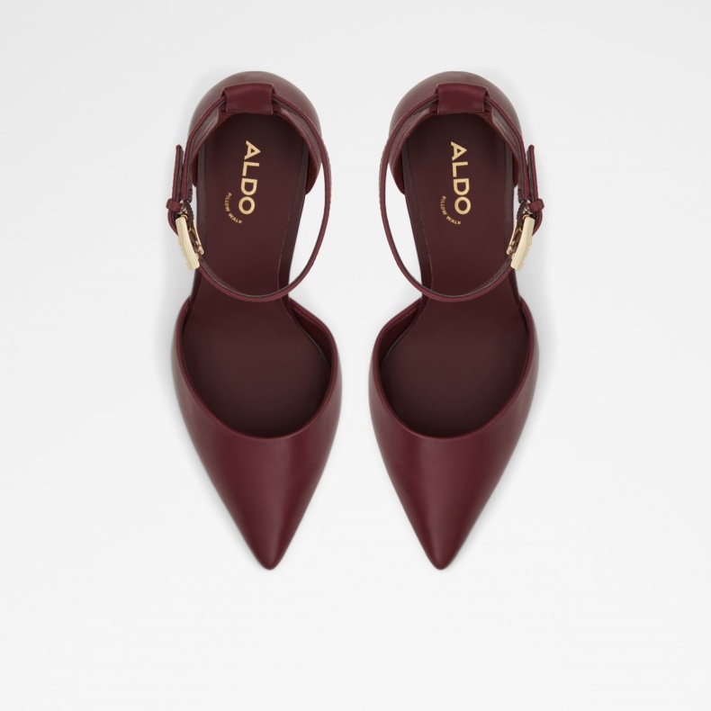 Ny Ankomst Blige Ankelstrop Hælsko Stilethæl Mode Aldo Bordo