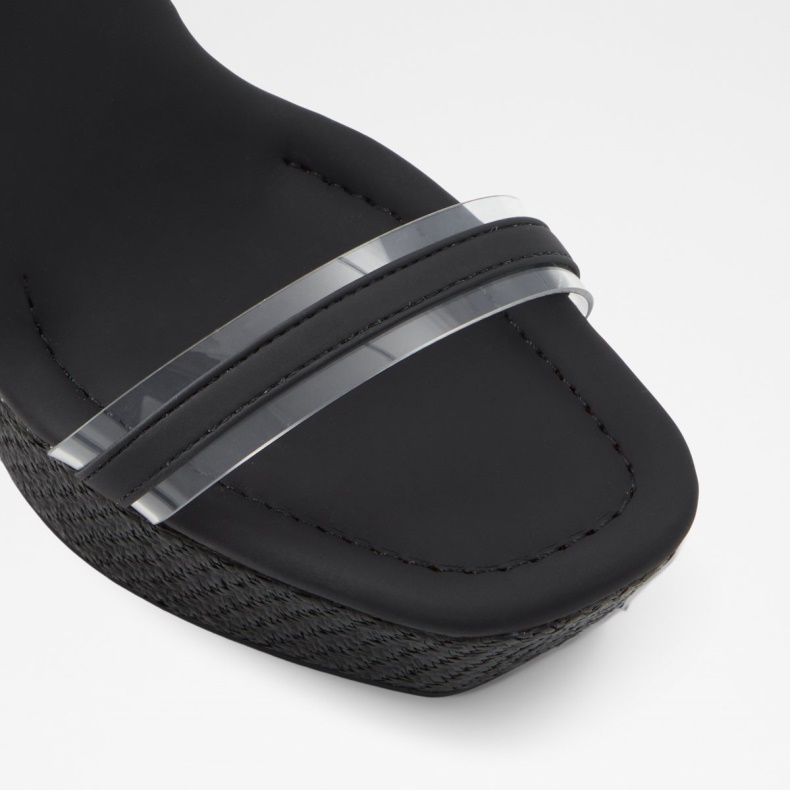 Mode Sort Aldo Bodish Kile Sandal Kilehæl