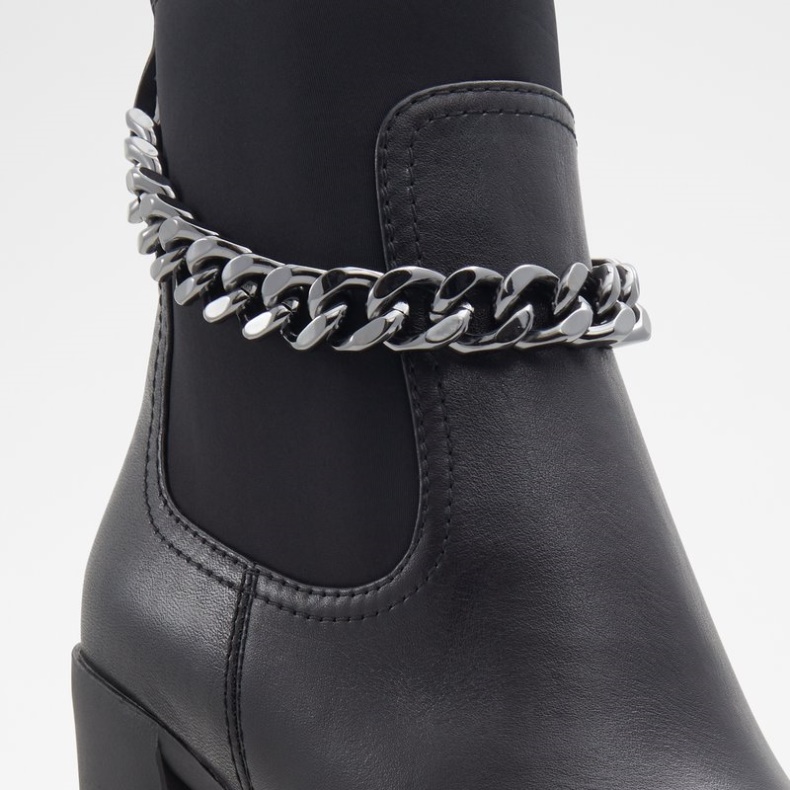 Mode Sort Læder Glat Aldo Bolder