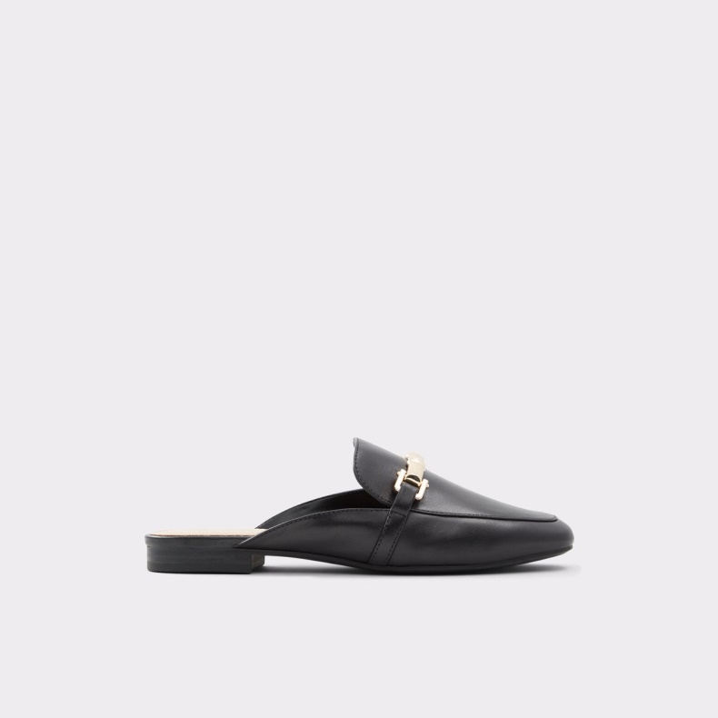 Fashion Sort Aldo Boski Mule Loafer Blokhæl