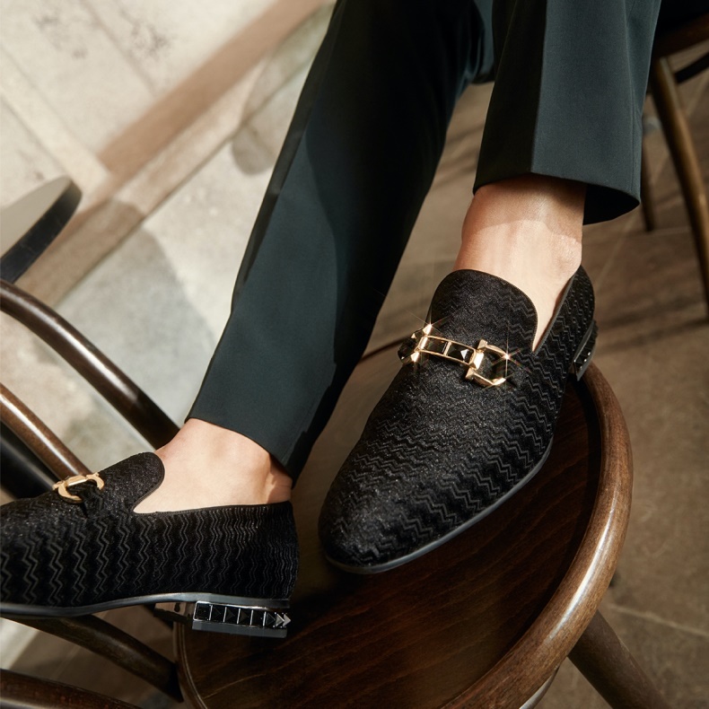 Mode Sort Tekstil Fløjl Aldo Lav Lager Sløjfe Loafer