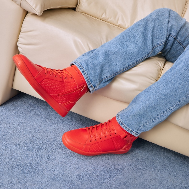 Rød Brauerr Høj Top Sneaker Aldo Mode