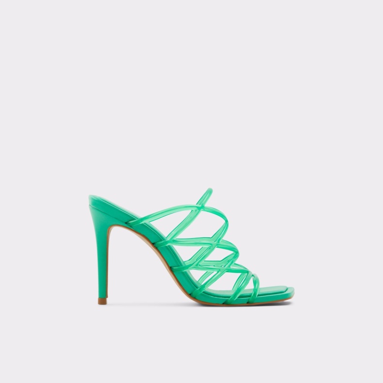 Aldo Brigette Strappy Sandal Stilethæl Grøn Mode