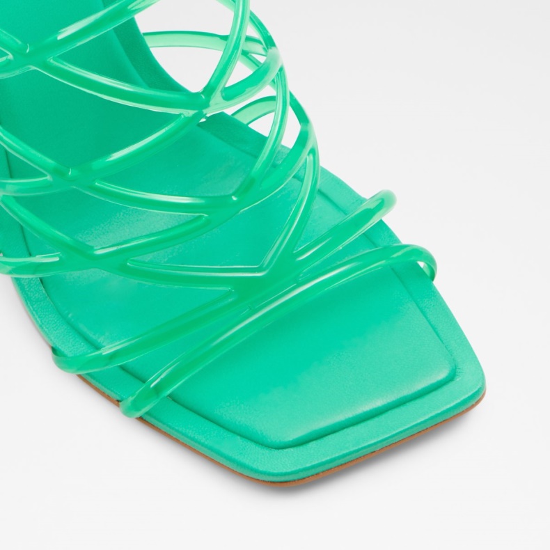 Aldo Fashion Brigette Sandal Med Stroppehælede Stilethæl Grøn