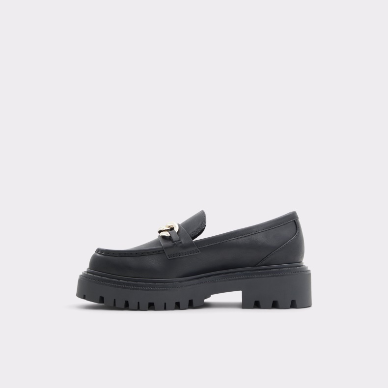 Sort Syntetisk Glat Brixton Loafer Lug Sål Fashion Aldo
