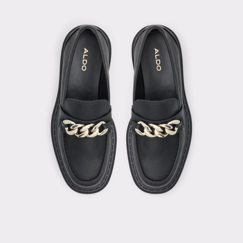 Sort Syntetisk Glat Brixton Loafer Lug Sål Fashion Aldo