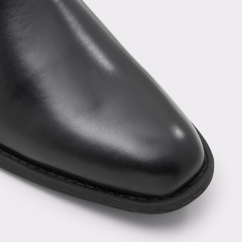 Brodyx Chelsea Støvle Aldo Fashion Sort Læder Glat