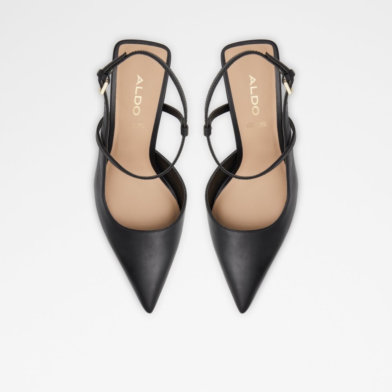 Mode Sort Brunette Sko Med Strappy Hæle Aldo