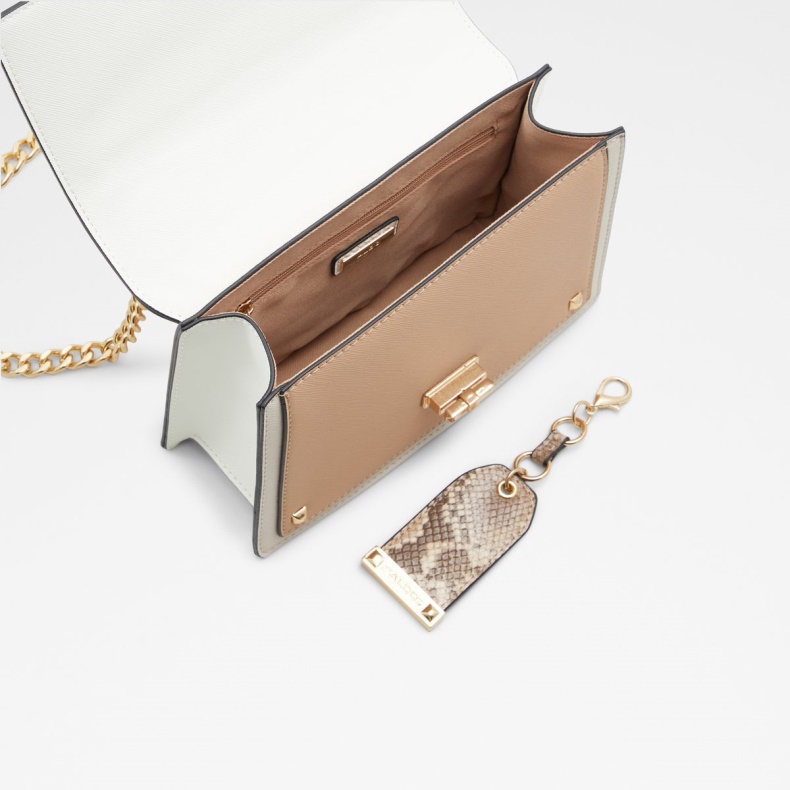 Beige Aldo Fashion Byworth Crossbody Taske