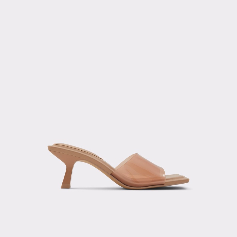 Mode Aldo Medium Beige Cassilia-hælede Mule Stilethæl