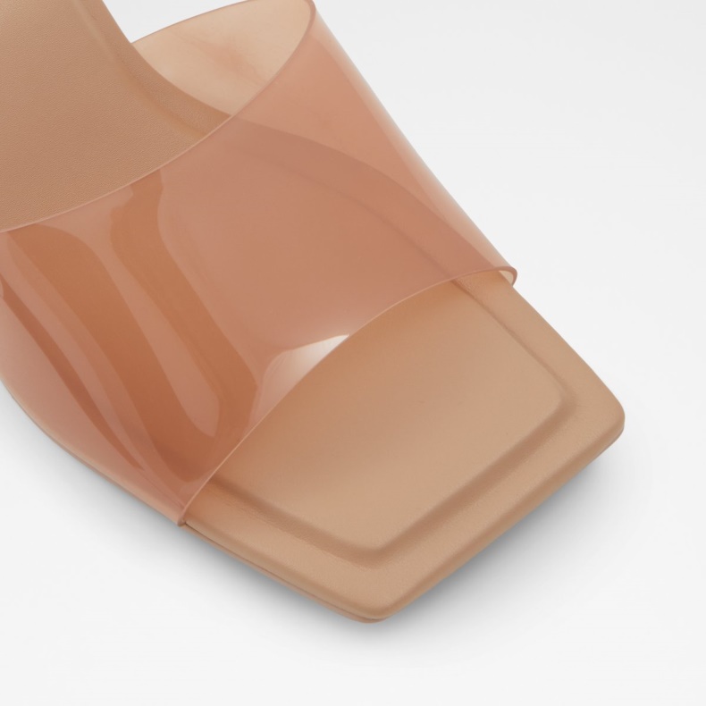 Mode Aldo Medium Beige Cassilia-hælede Mule Stilethæl