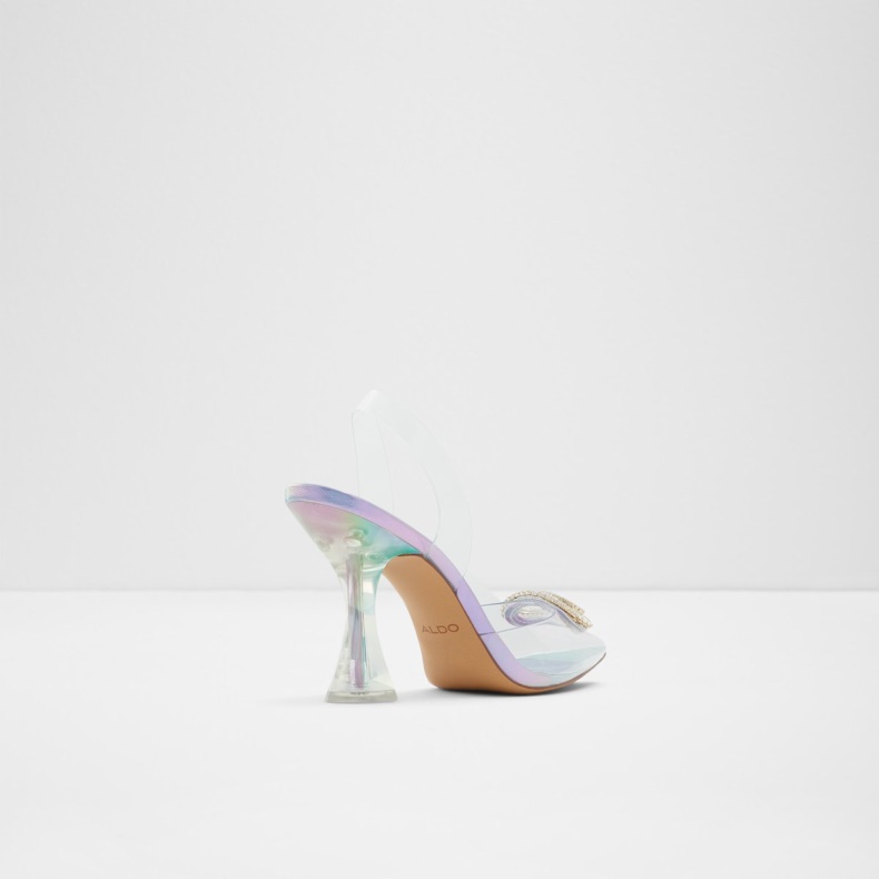 Aldo Fashion Cheers Slynge Tilbage Højhælet Lilla