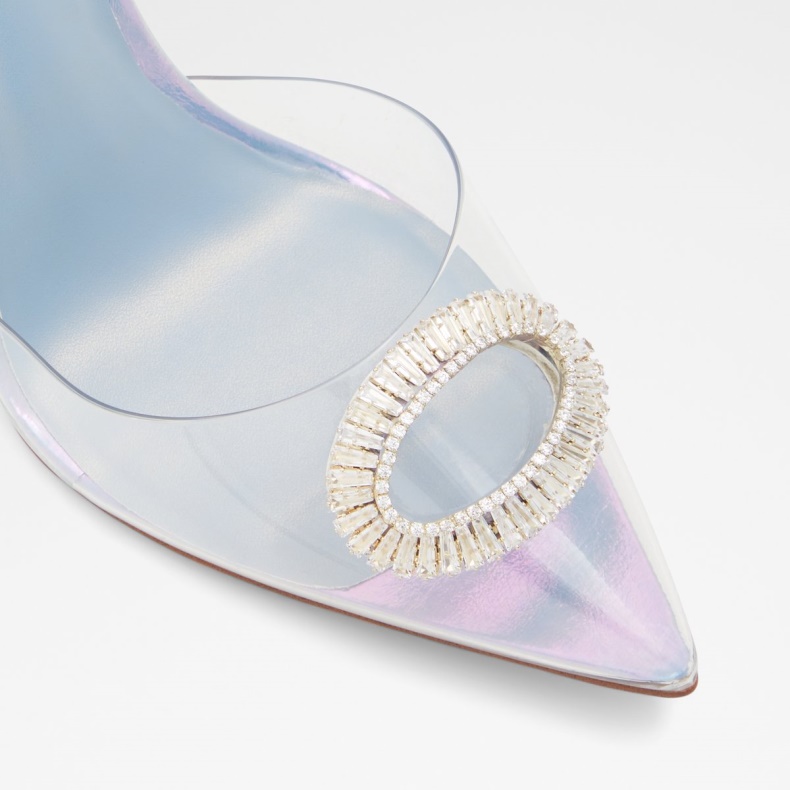 Aldo Fashion Cheers Slynge Tilbage Højhælet Lilla